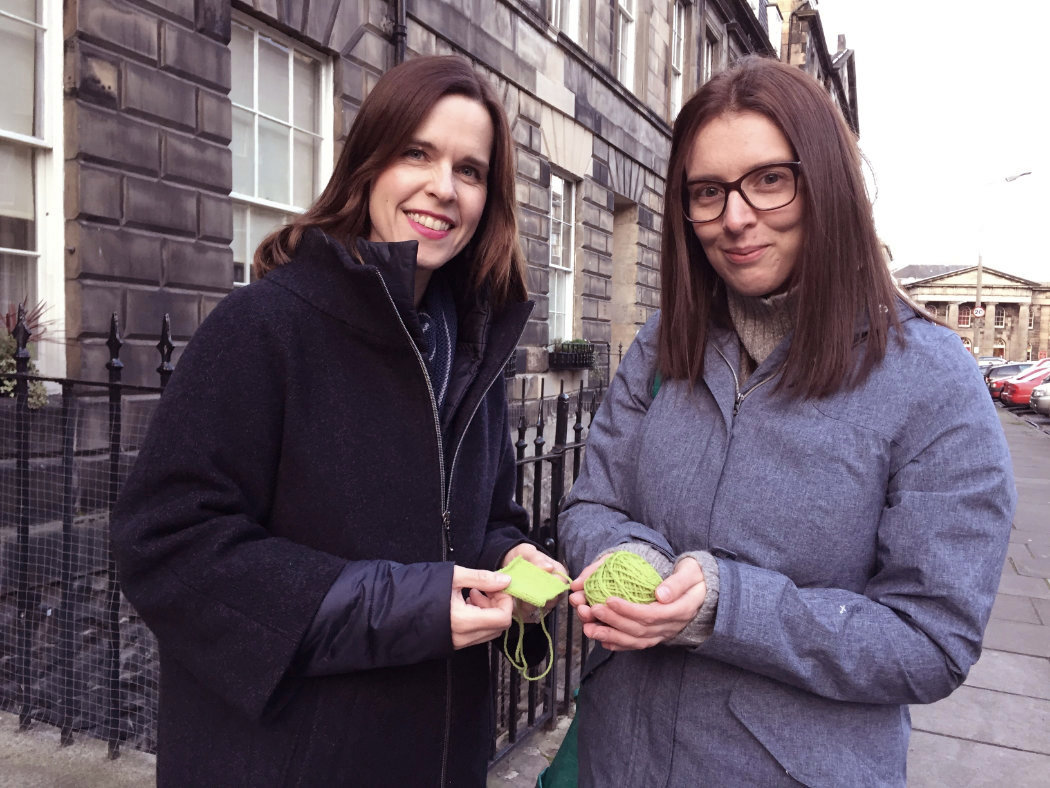 Melanie Berg (right) with Rosy